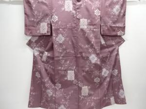 大正ロマン　華紋織り出し着物